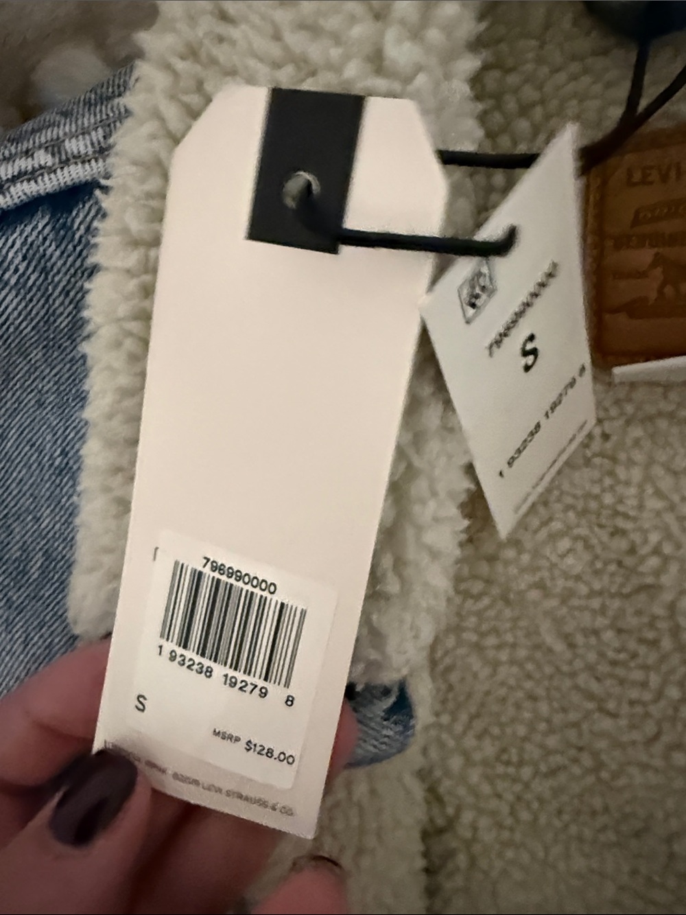 NWT Levi dad trucker jacket. Small - Picture 3 of 5